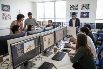 Formation en jeux vidéo pour débutants avec divers types d'options disponibles