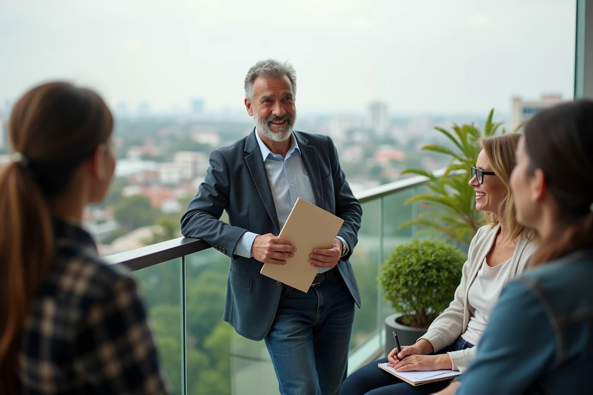 Groupe en discussion lors d